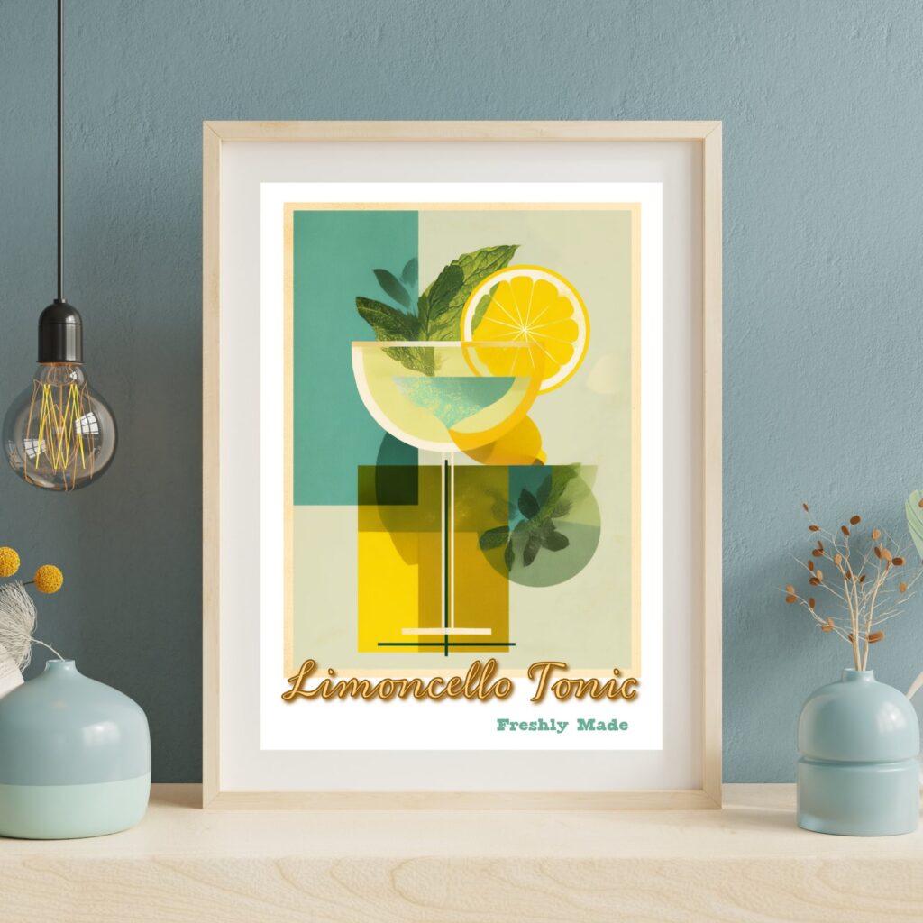 Limoncello Tonic Poster