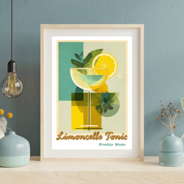Limoncello Tonic Poster