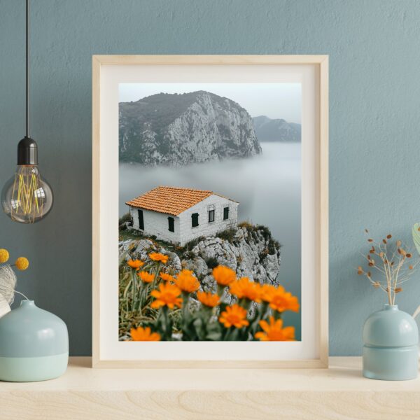 Mediterranean Cottage Poster